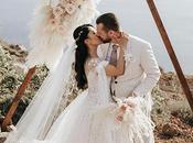 Intimate Spring Wedding Santorini with Spectacular Views Monica