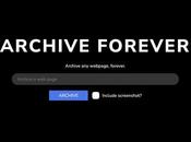 Archive Forever Establishes Permanent Backups Screenshots Page Screens Blockchain