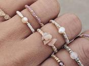 Dainty Beaded Stacking Rings: Easy Project with Wire Beads