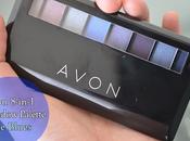 Avon 8-in-1 Eyeshadow Palette (The Blues) Swatches FOTD