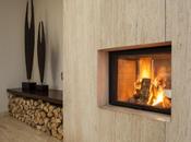 Traditional With Twist: Glass Fireplace