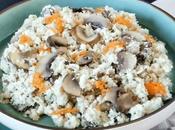 Cauliflower Rice with Mushrooms