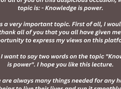Download Minute Speech Knowledge Power