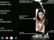 SAVE Vivitar Vlogging Desk Lamp Smart Phone Holder