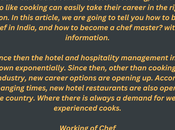 [2023] Become Chef India After 12th
