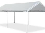 SAVE Caravan Canopy Domain Basic 10'x20' Metal Polyester Carport Shelter