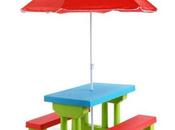 SAVE $48.00 Costway Seat Kids Folding Picnic Table w/Umbrella