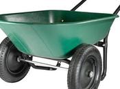 SAVE $12.00 Garden Star Dual Wheel, Poly Tray Yard Rover Wheelbarrow