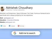 Search: Yourself Google People Card?