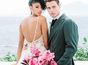 Modern Chic Wedding Inspiration Sorrento with Gorgeous Pink Florals