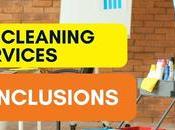 Office Cleaning Services List Inclusions