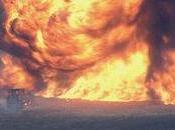 Pipeline Explosion Sends Fireball Feet into