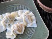 Gyoza (Boiled Potstickers) Dipped Ponzu Sauce