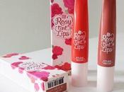 Review Rosy Tint Lips Etude House 'Sunny Flower' 'Tea Rose'