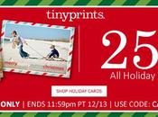 It's Late Those Holiday Cards from Tiny Prints Free Shipping Tonight Only!