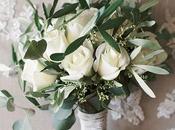 Gorgeous Greece Inspired Wedding Decoration Ideas with Olive Branches White Flowers