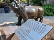HIPPOS POTOMAC? George Washington University Statue, Washington, D.C.