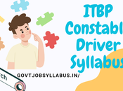 Download ITBP Constable Driver Syllabus 2023