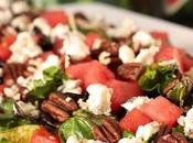 Watermelon Salad with Toasted Pecans Gorgonzola Cheese