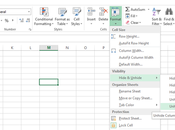 Unhide Columns Excel?