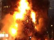 Anarchists Torch Coca-Cola Christmas Tree Mexico City