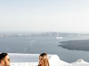 Beautiful Honeymoon Photoshoot Santorini Denea Borna