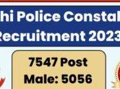 Delhi Constable Exam Date Notice 2023 Police Recruitment