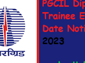 PGCIL Diploma Trainee Exam Date Notice 2023 Recruitment