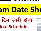 December Exam Date Schedule 2023 Online Form