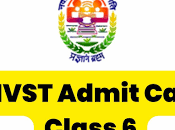 Navodaya Vidyalaya Sangathan Class Admit Card 2024