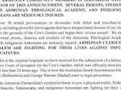 Zionists Attack Armenian Christians Jerusalem