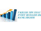 Killer Tips That Every Blogger Rank Higher
