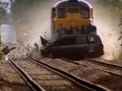 Watch What Happens When Train Slam Into Minivan, Slow Motion