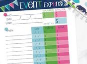 FREE Digital Download Event Expenses Worksheet