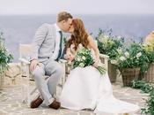 Intimate Destination Wedding Zakynthos with White Flowers Leslie Spencer