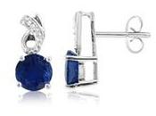 Build Your Blue Sapphire Earrings