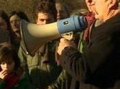 French José Bové Leads Balcombe Anti-Fracking Rally