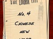 London List No.4: Chinese Year