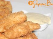 Home Made Crispy Fish Fingers with Black Pepper Mayonnaise Recipe!