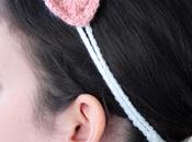 Valentine's Crochet Pattern: Double Strand Headband with Heart Applique