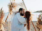Beach Wedding Greece with Bohemian Flair Katerina Nikos