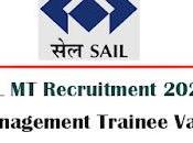 SAIL Recruitment 2024 Management Trainee Vacancy