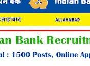 Indian Bank Apprentice Recruitment 2024