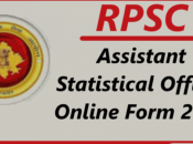 RPSC Assistant Statistical Officer Online Form 2024