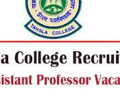 Tangla College Recruitment 2024 Assistant Professor Vacancy