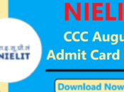 NIELIT August Admit Card 2024