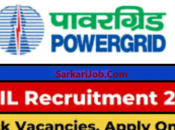 PGCIL Apprentices Online Form 2024