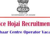 Office Hojai Recruitment 2024 Aadhaar Centre Operator Posts