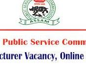 SCERT Assam Recruitment Lecturer Posts, Online Apply