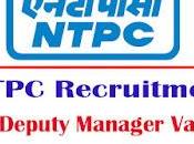 NTPC Recruitment 2024 Deputy Manager Posts, Online Apply